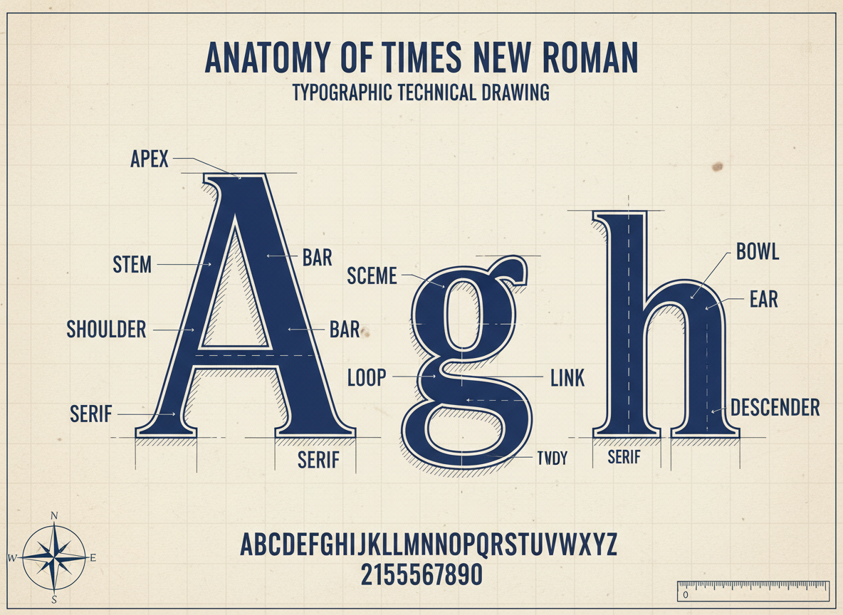 Het lettertype Times